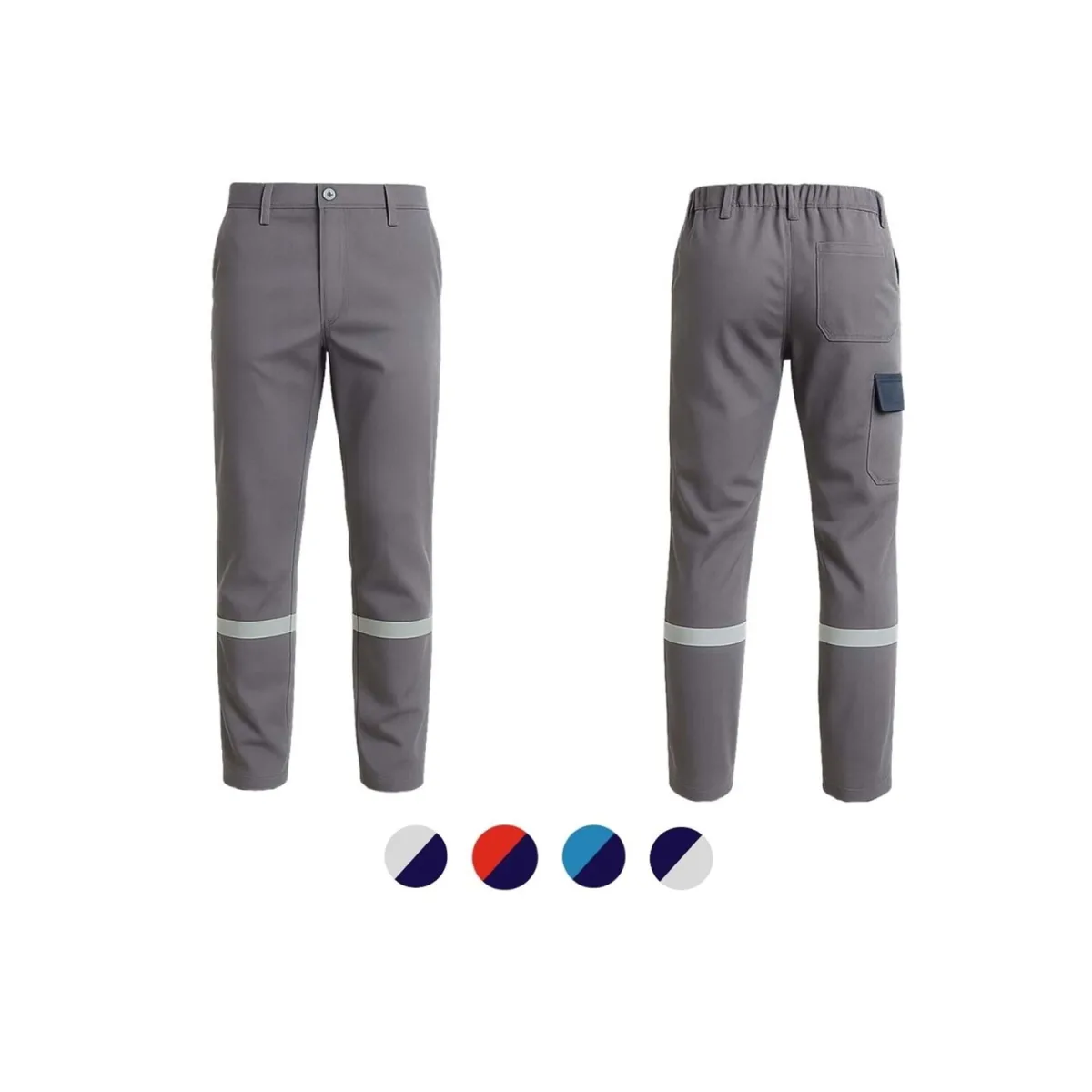 7*7 Gabardin İki Renkli İş Pantolonu