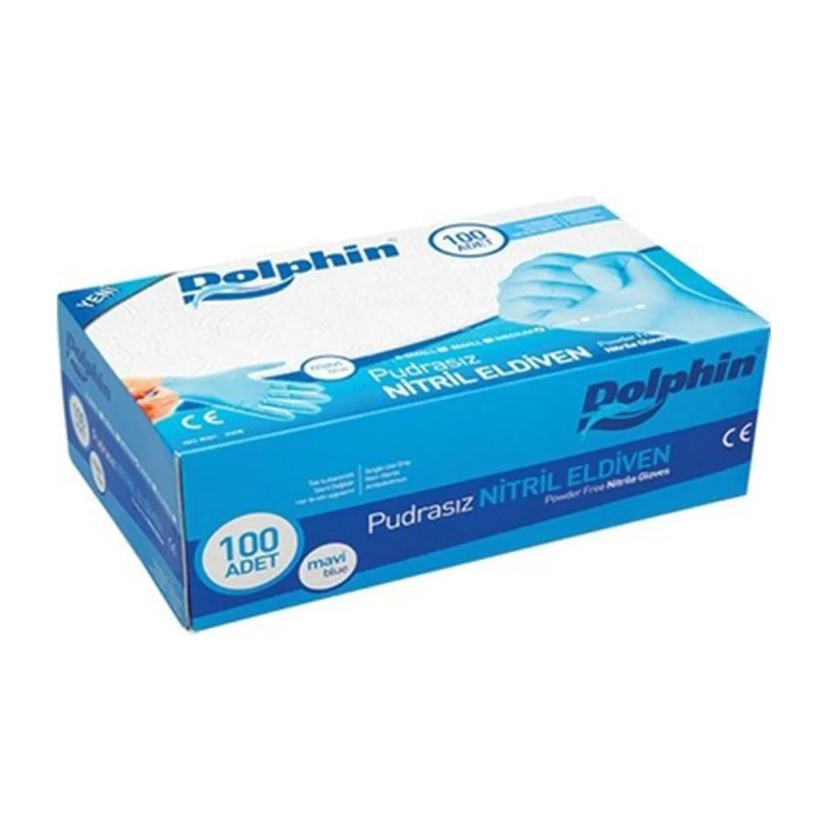 Dolphin İş Eldiveni Mavi Nitril