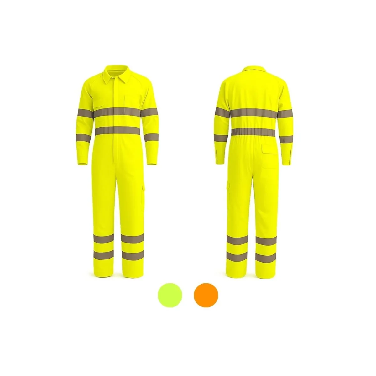 İş Tulumu – Neon Sarı / Neon Turuncu