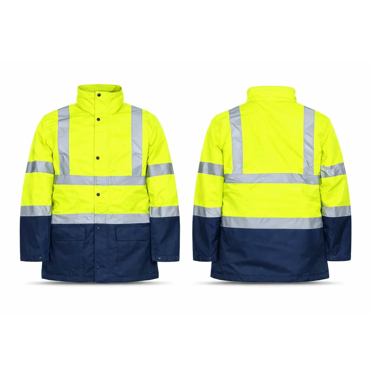 Hightex 5+1 Su Geçirmez Reflektörlü Kaban – Neon Sarı – XL