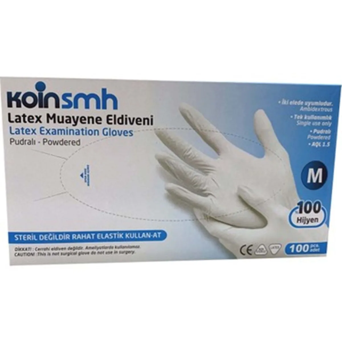 Koinsmh İş Eldiveni Latex Pudralı