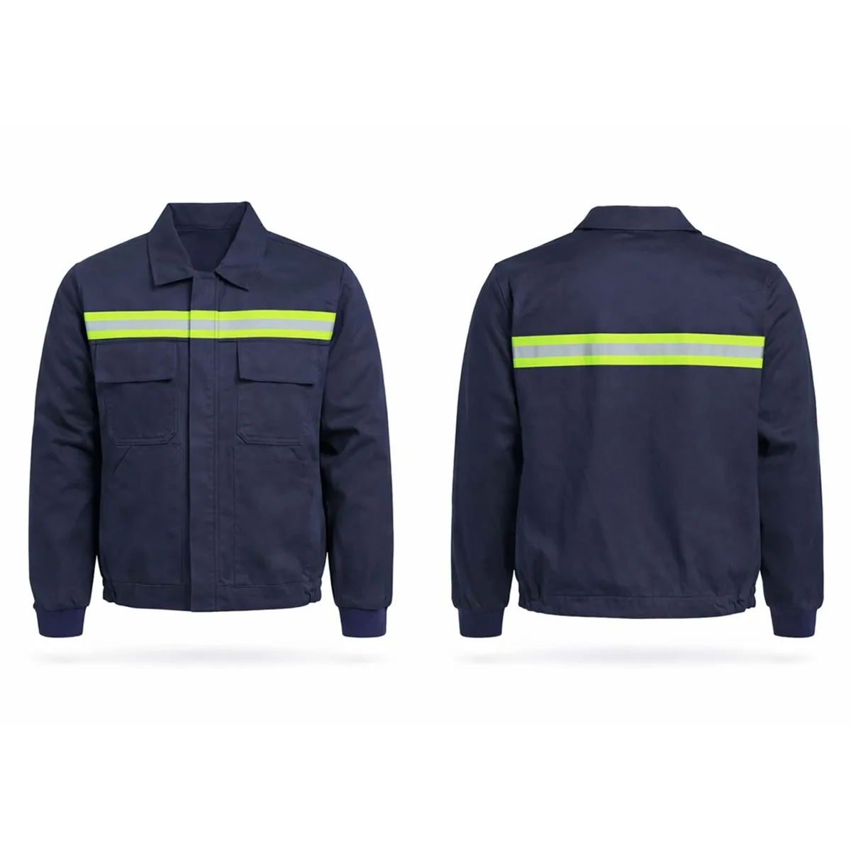 16*12 Gabardin İş Montu (Lacivert-Yeşil)