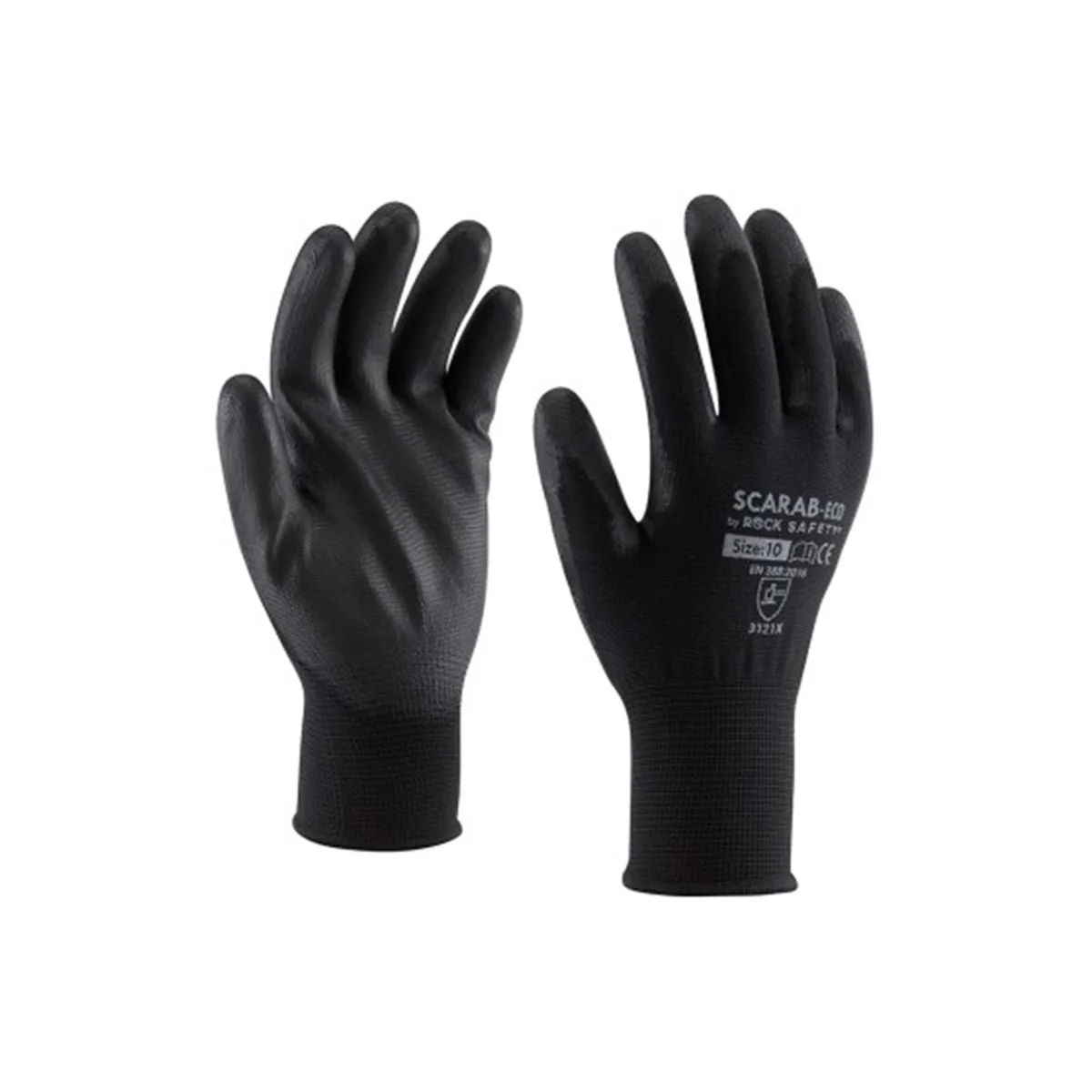 Rock Safety İş Eldiveni - Scarab Eco Pu - Siyah