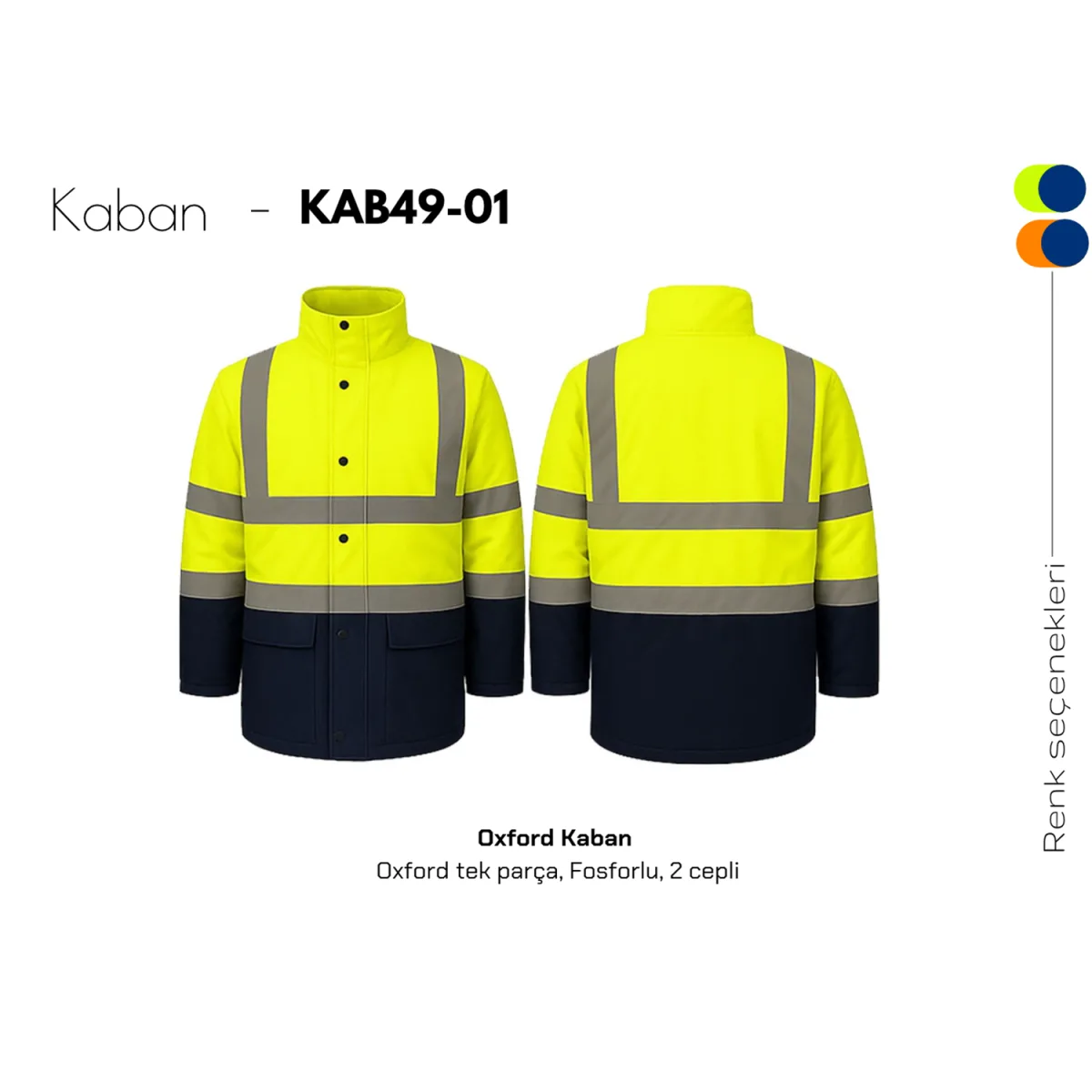 Tek Parça Oxford Kaban