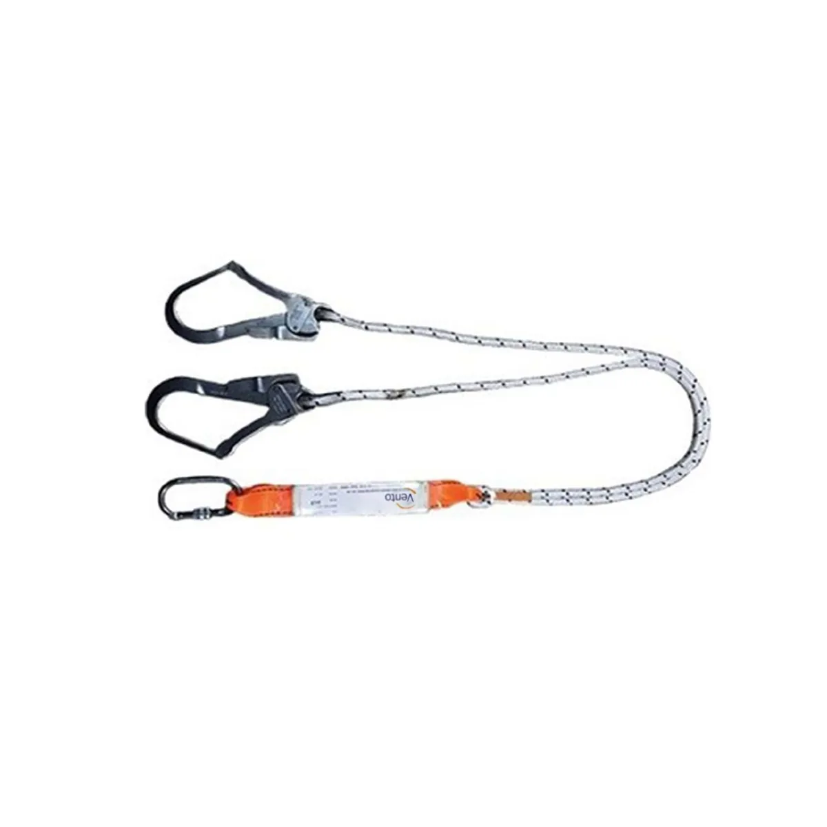 Vento Çift Kancalı Şok Emicili Statik Halatlı Lanyard