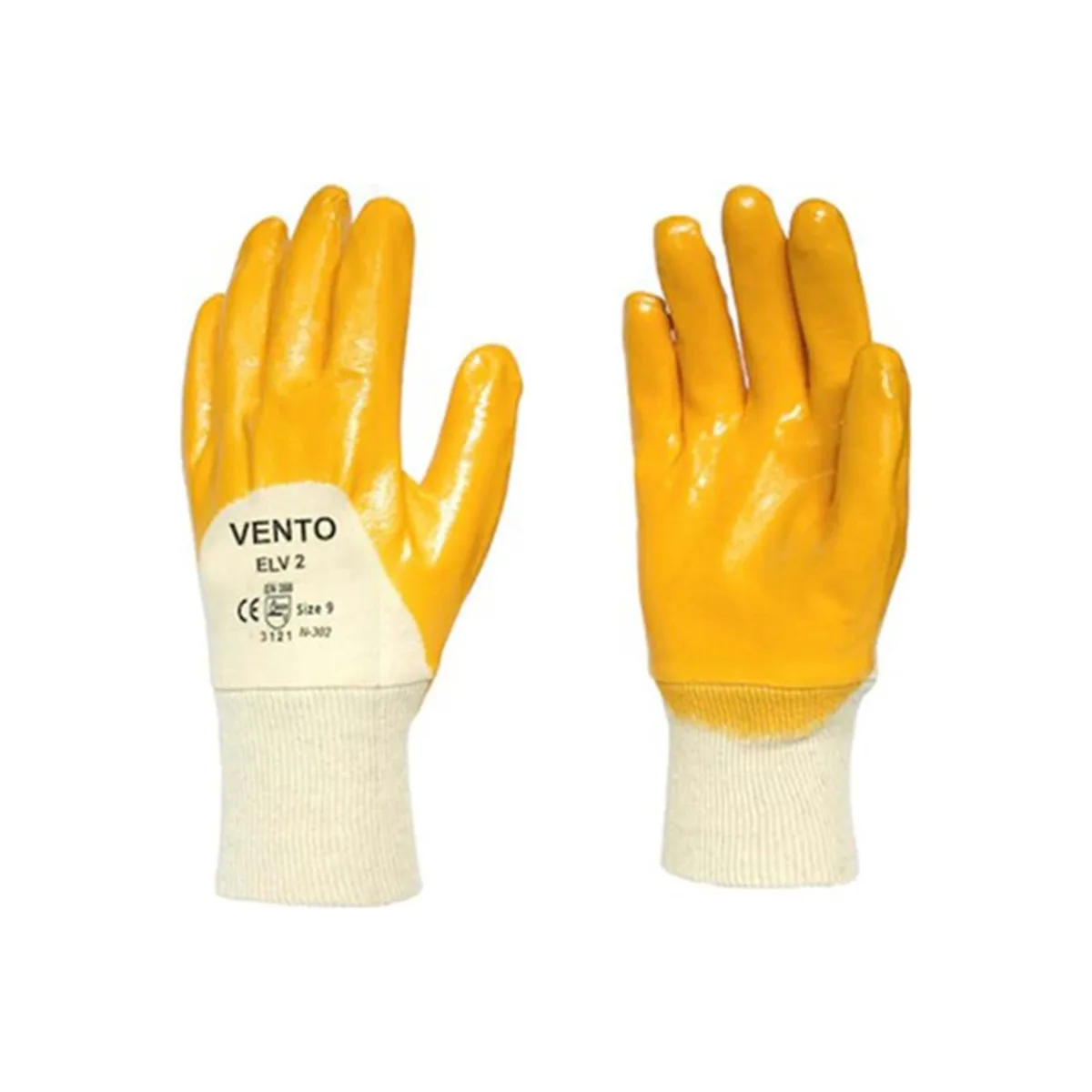 Vento İş Eldiveni Nitril Eldiven ELV-2 Sarı