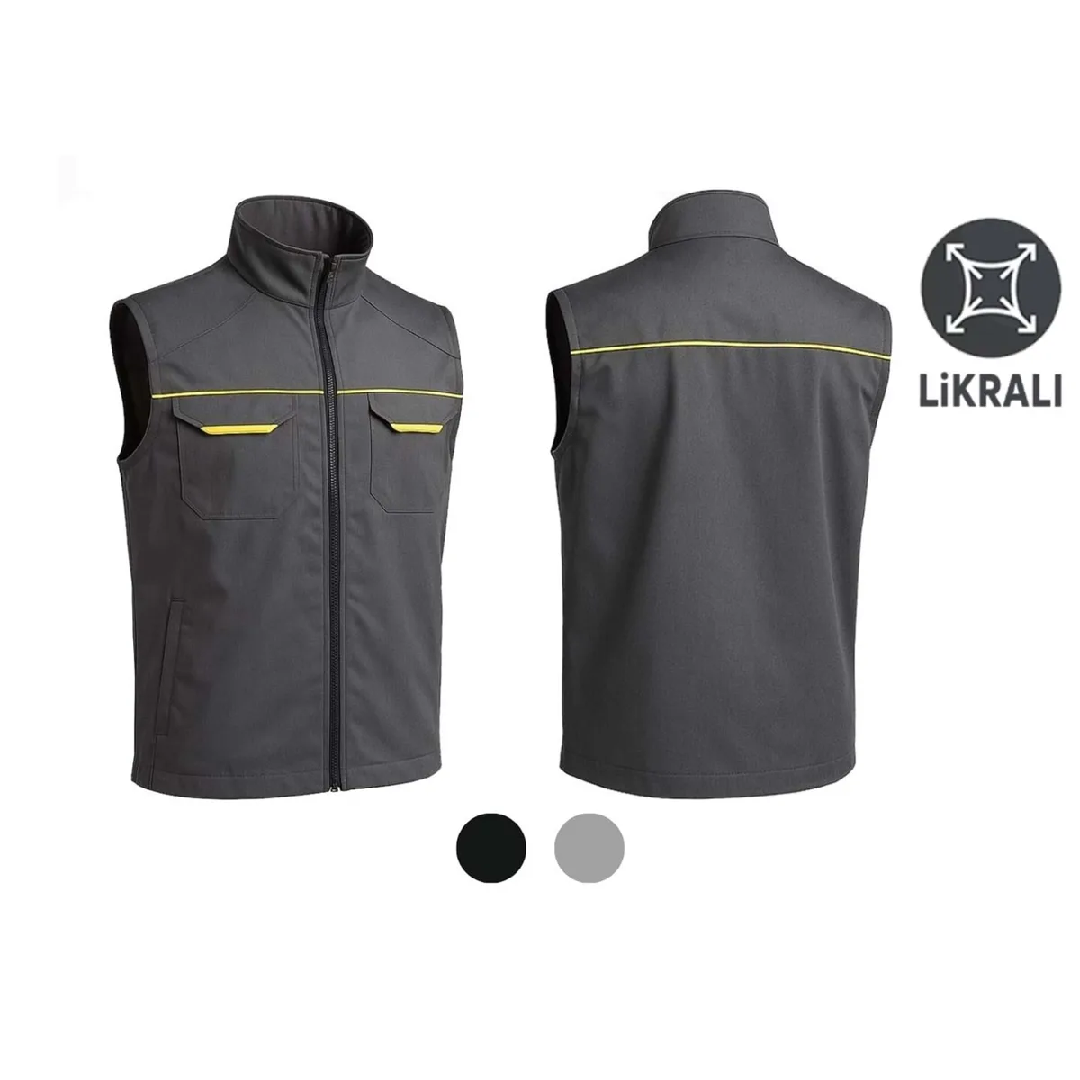 Likralı Kot İş Yeleği – Özel Model